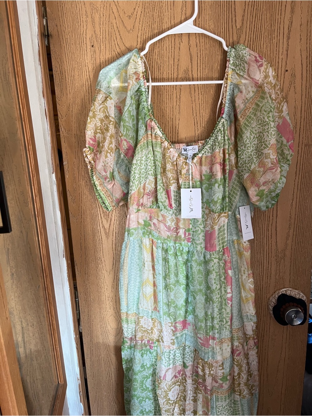Jessica Simpson NWT patchwork dress 2X